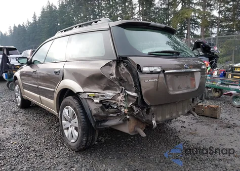 2008 Subaru Outback z USA, uszkodzony, nr VIN 4S4BP60C287346499